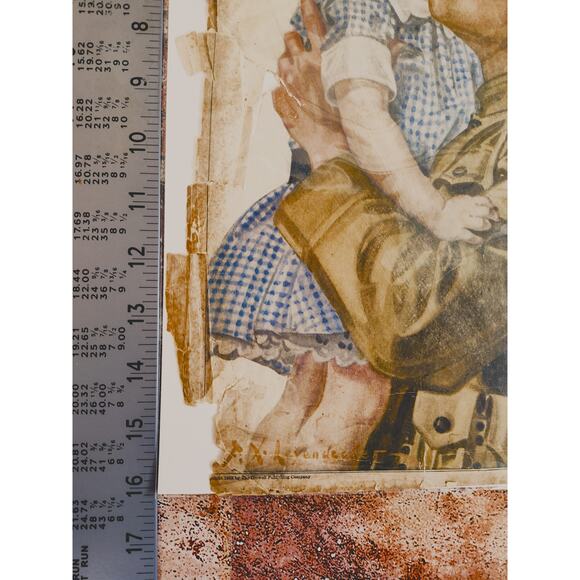 1918 WWI Soldier Original Vtg PRINT AD - Picture 7 of 14